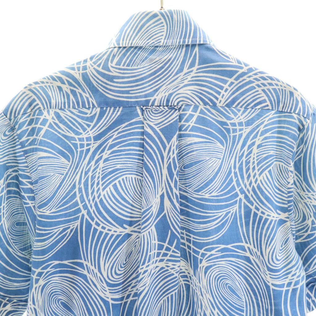 THE CUSTOM SPORT 70s Made In Canada Vintage Overall Handle Short Sleeve Aloha Shirt Men's Used