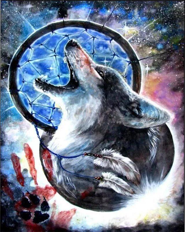 5D DIY Diamond Painting Fish Woman Flower Picture of Rhinestone Full Square Diamond Embroidery Dragon Unicorn Black Horse Animal Craft Kit Home Decor