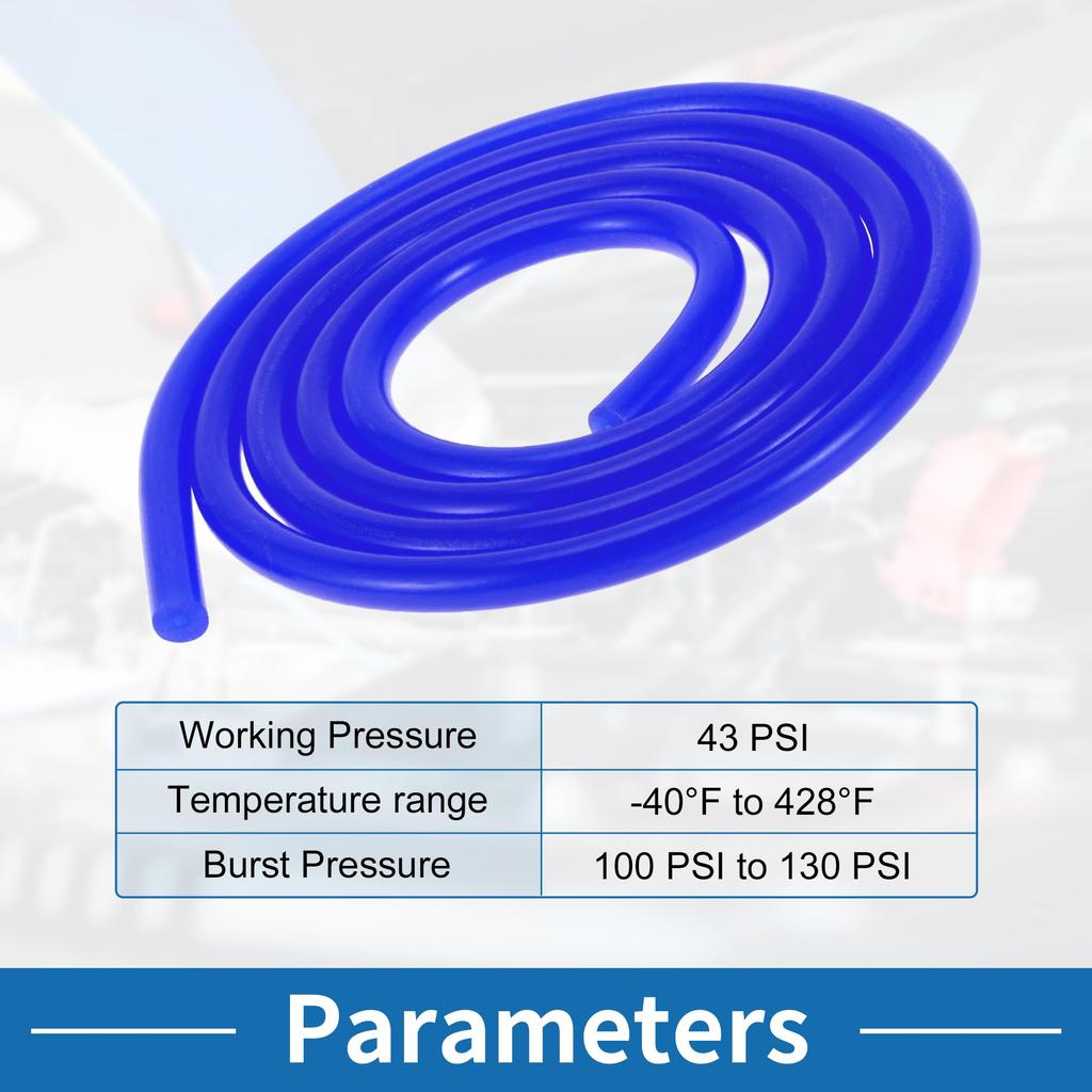 A ABSOPRO Silicone Vacuum Tube Hose High Temperature 5' 1/16