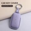 Pu Leather Car Key Case Cover For Geely Galaxy L7  Maxl6  1.5T Plus Car Remote Key Shell Anti-Scratch Holder Car Accessories