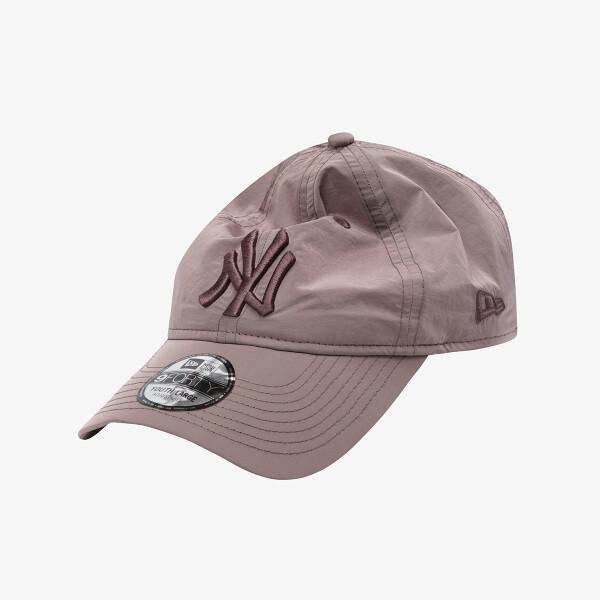New Era Mlb New York Yankees Metal Nylon Unstructured Ballcap Pink Beige 1515145