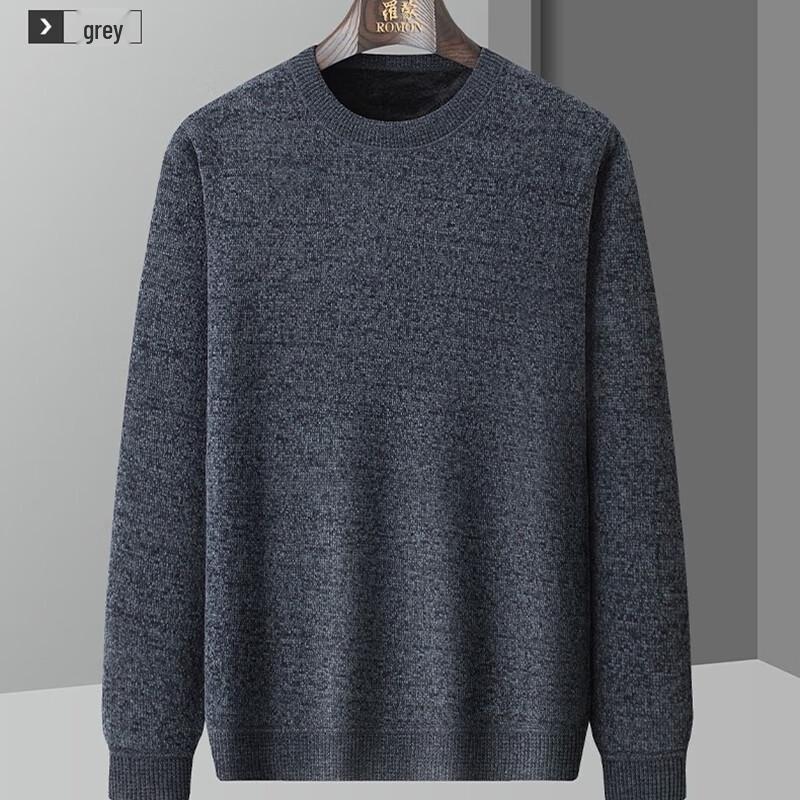 Romon Men's Warm Crewneck Sweater