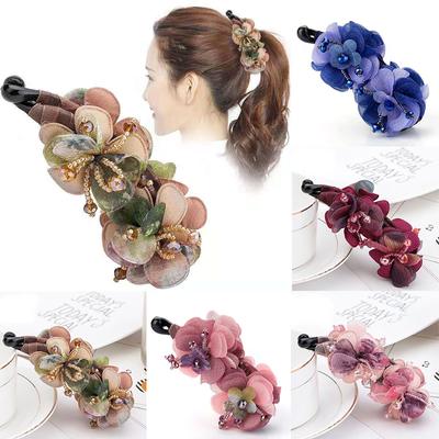 Non-Slip Simple Graceful Headdress Hairpin Vertical Clip Ponytail Clip Top Clip Twist Clip Banana Clip