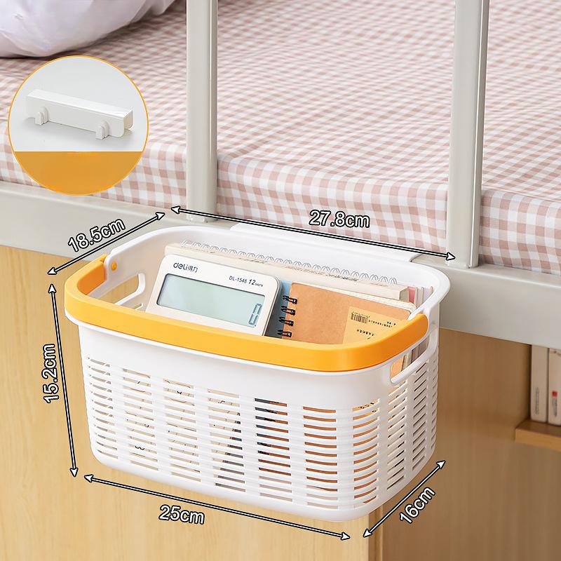 Baby Crib Sundries Storage Baskets Home Feeding Bottle Diapers Organize Box Bibs Clip Bedside Plastic Small Items Storage Basket