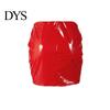 Women Skirt Imitation Leather Mini Sexy Versatile Solid Color Short Parties Clubs Bottoming Fashion Garment