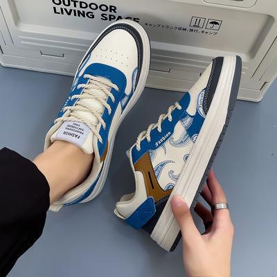 Mode lederen skateboardschoenen voor heren Mannelijke studenten Sport Hardlopen Wandelen Casual sneakers 4 seizoenen