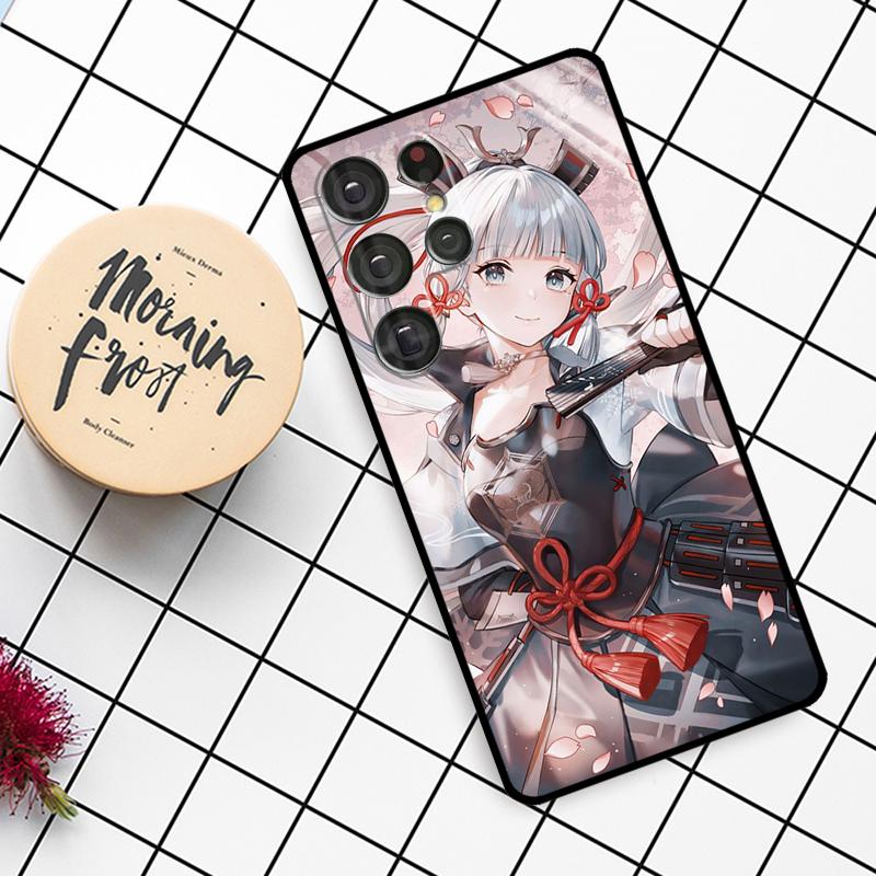 Genshin Impact Kamisato Ayaka Case For Samsung Galaxy S21 S22 S23 S24 S25 Ultra S9 S10 S25 Plus S25 FE S20 FE Phone Cover