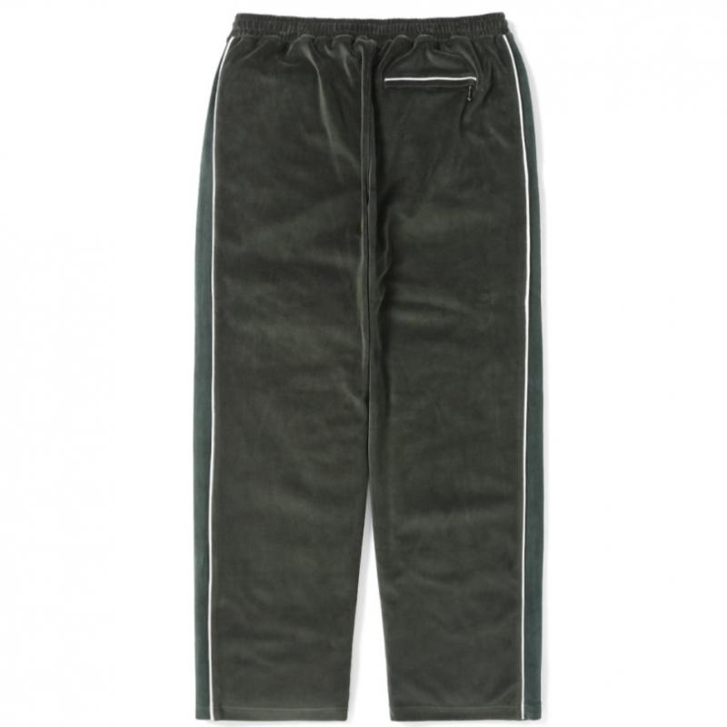 Thisisneverthat Velour Track Pant Green