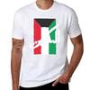 Kuwait Flag Arabic Script Tshirt Quick Dry Outdoor Sports Tshirt