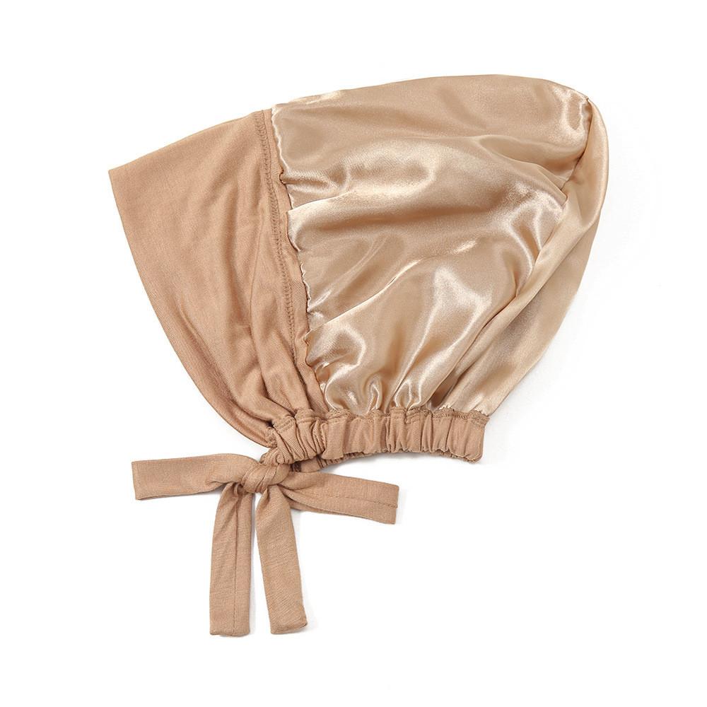 Polyester Adjustable Chemotherapy Cap With Tie Back For Women And Elderly
