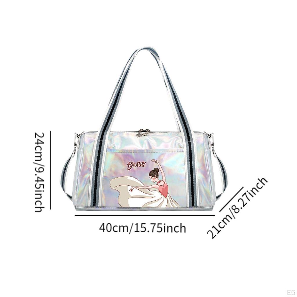 Duffle Bag Women Dance Multifunction Personal Item Gym Cheerleader for Overnight Workout