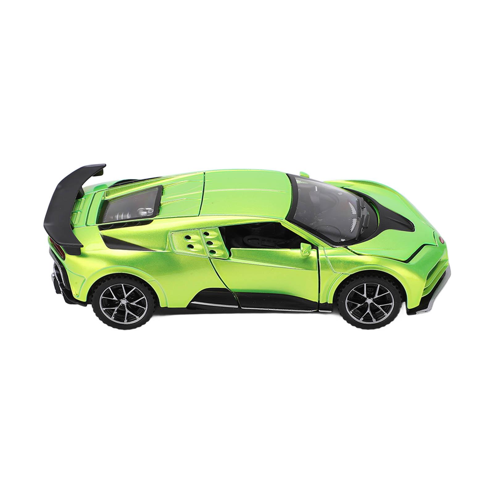

1:32 масштаба цинковый сплав модель автомобиля литой под давлением инерционный звук свет игрушечная модель автомобиля для детей зеленый