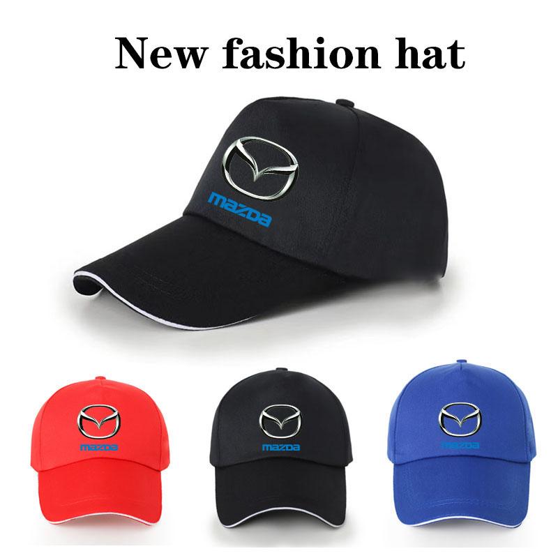 Modische Hip Hop Baseballkappe Outdoor-Sonnenhüte Sport-Freizeitkappen für Mazda M3 M6 MP Skyactiv Axela Atenza Biante BT-50 CX-30