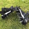Garden Nail Shoes Grass Loose Soil Tool 5cm Long Nail Lawn Aerator Grass Spikes Shoes Self-Leveling Epoxy Yard Grass Cultivator