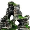 Aquarium Mountain Ornament Rock Cave Landscape, Fishing Artificial Decoration