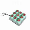 9-Button Design Keyboard Fidget Toy Soft Silicone Clicker Fidget Toy  Office Use