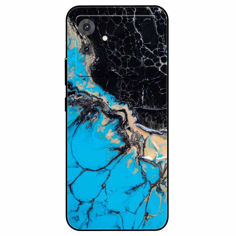 For Cubot Note 21 Case Flower Marble Silicon TPU Soft Phone Bag Cover for CUBOT Note 21 2023 COOL Printing Fundas for Note21