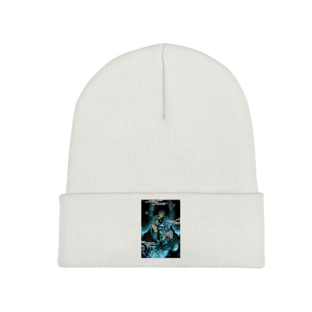 Jujutsu Kaisen Sukuna Strickmütze - Anime Beanie Mit Print Wintermütze