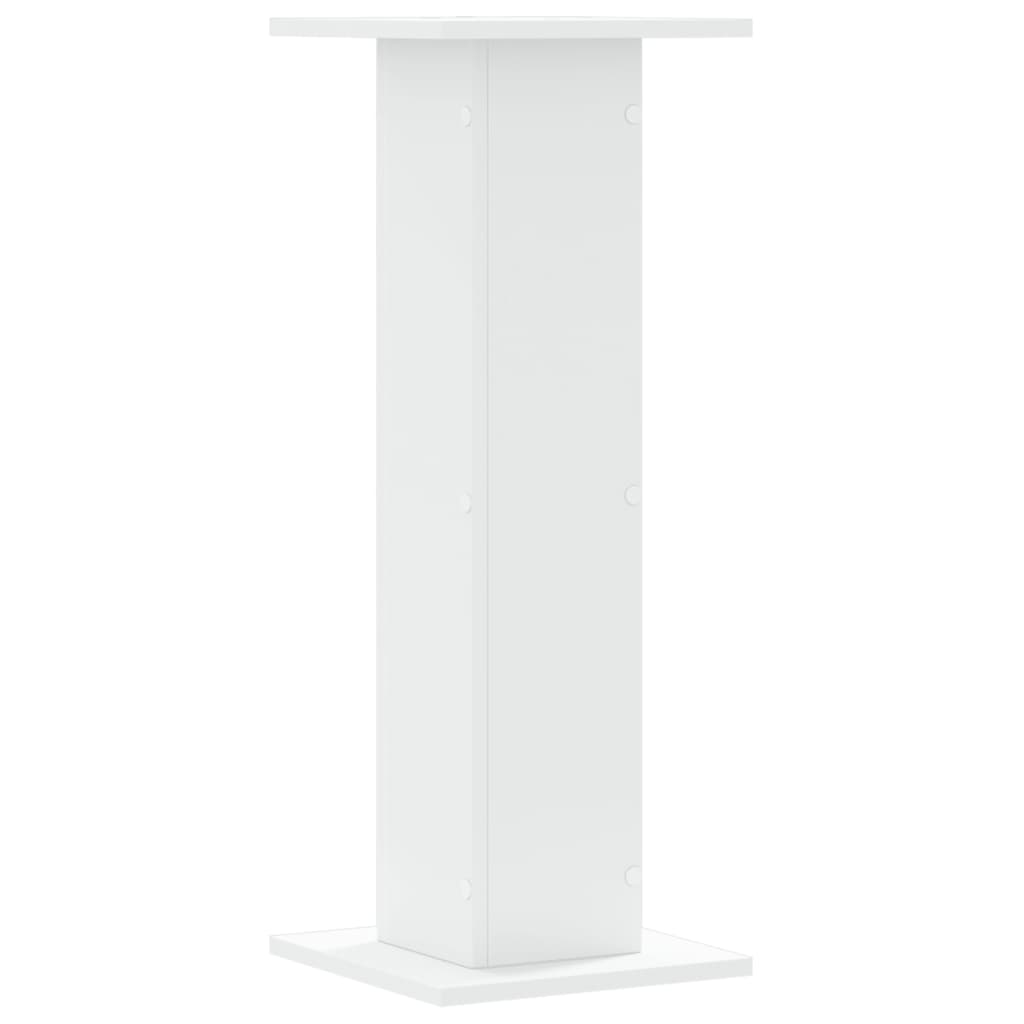 Speaker Stands 2 Pcs. White 30x30x80 Cm Engineered Wood