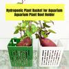 Yousheng Aquarium Plant Holder Heat-Resistant Hydroponic Basket Hanging Fish Tank Planter Cups with Hook for Underwater Aquatic Plants