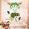 Sticker Snowman Christmas Static Cling Window Sticker Static Adsorption Non-gummy Christmas Glass Window Sticker