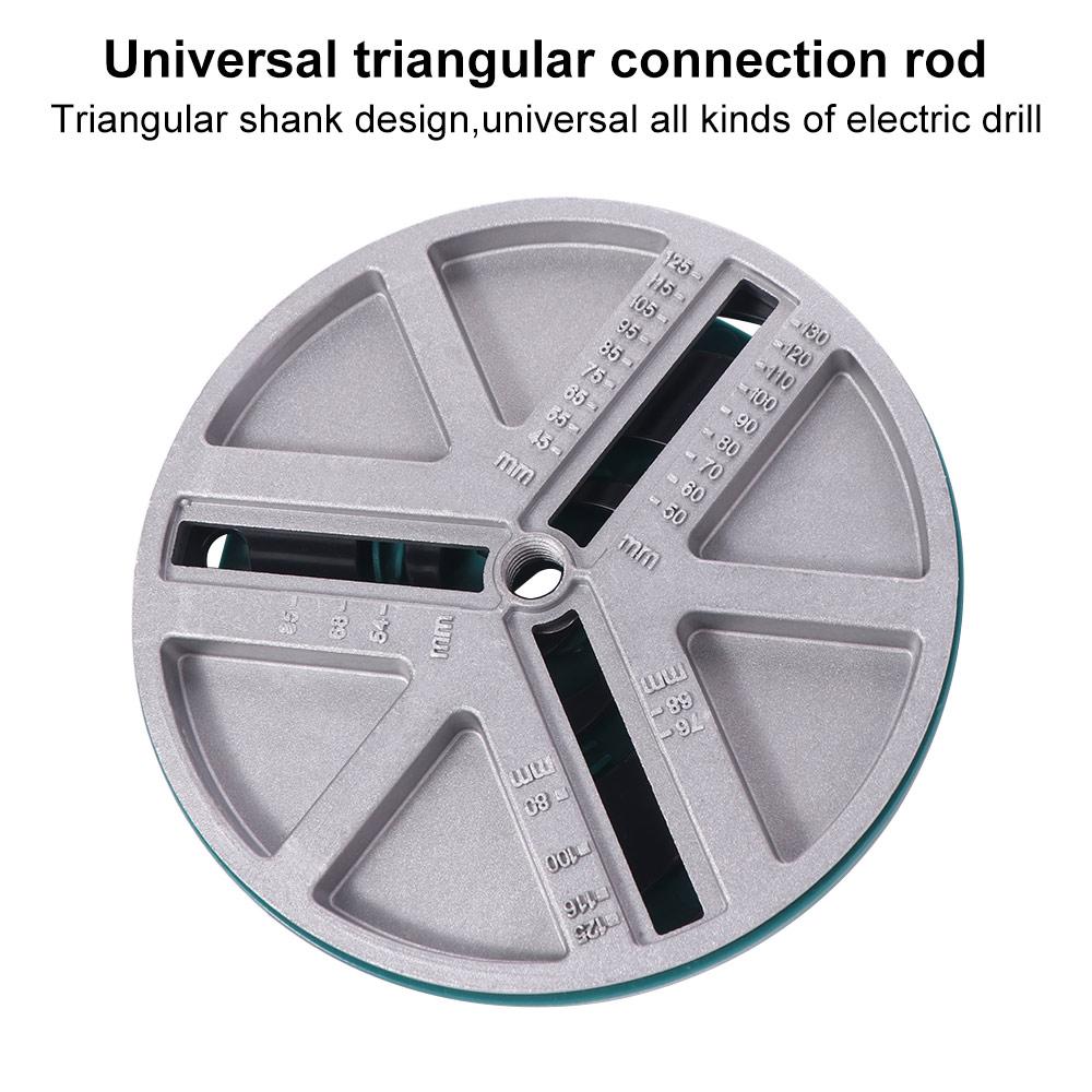 45-130mm Adjustable Hole Opener Efficient Punch Hole Driller Round Hole Saw  DIY Projects