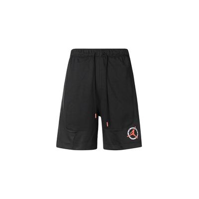 Calções Desportivos Ajustados com Estampa do Logotipo Flight MVP Masculino Parte Inferior Preto DX9723-045