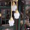 1/12 Scale Dollhouse Table Lamp Battery Operated LED Wall Sconces  Micro Landscape