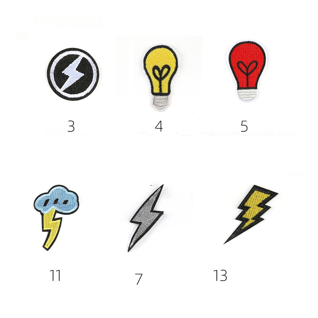 Κεντητά Μπαλώματα Εφαρμογής Μπαλώματα Σιδερώματος Μπαλώματα Σιδερώματος Επισκευής Ρούχων για Ρούχα Τζιν Μπουφάν Φορέματα Σακίδια