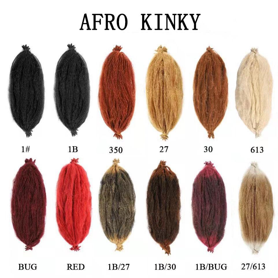 African Crochet Curly Jumbo Marley Braid Hair
