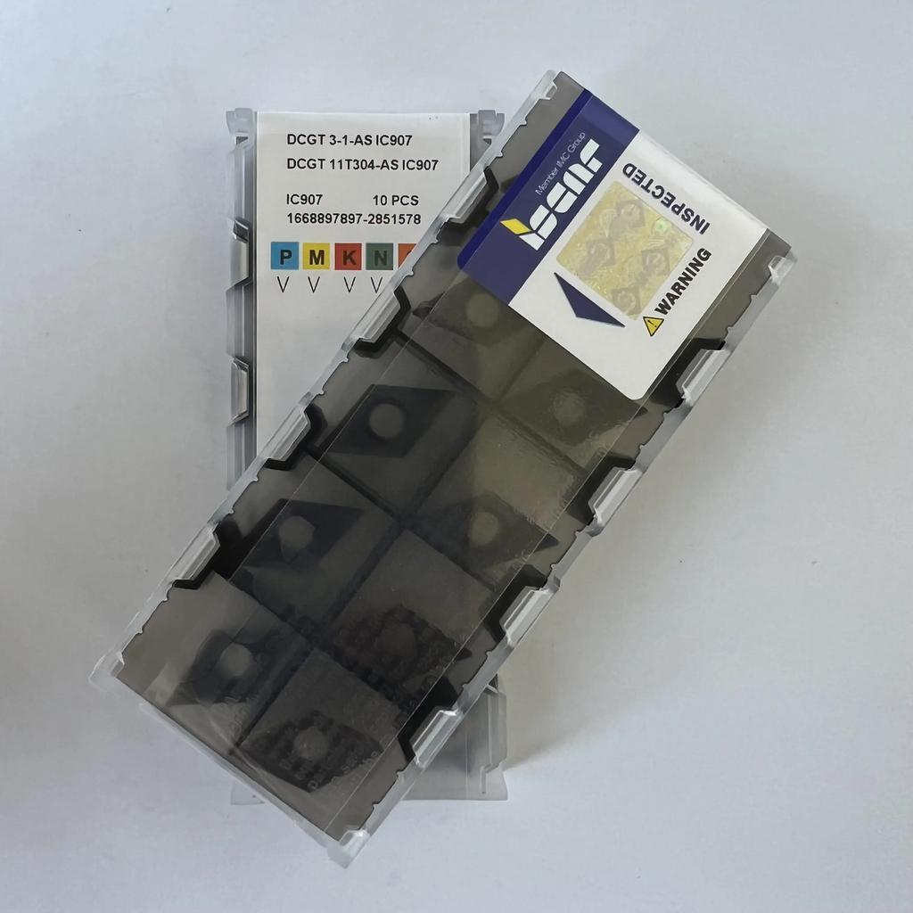 ISCAR / DCGT11T304-AS IC907  /Industrial indexable Carbide Inserts 10 PCS