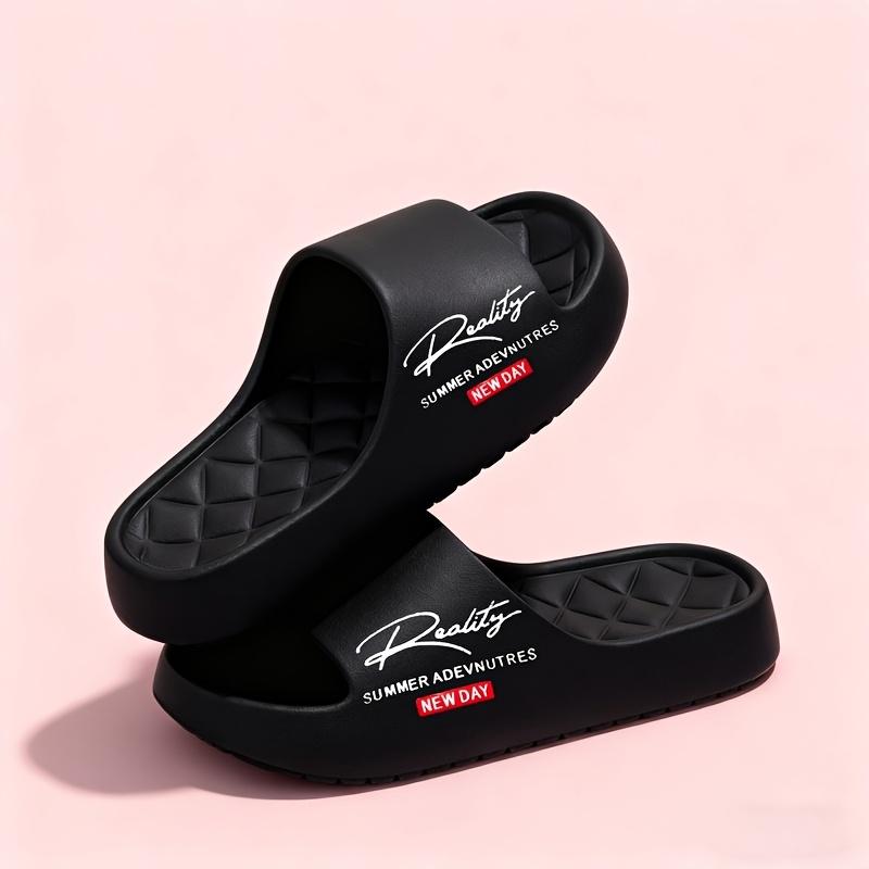EVA Comfortable And Lightweight Slippers, Home And Outdoor Slippers, Men'S And Women'S Couple Two-Color, Easy Bathroom Slippers