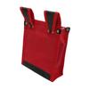 SK11 Canvas Tobi Waist Pouch, 2-Tier, BS, Red, TSH-2DBS-RD, Slim, Reinforced Bottom, with Inner Pocket