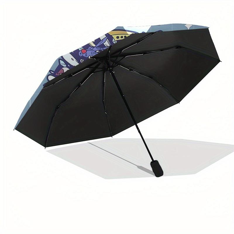 1pc Fantasy Creature Collage Umbrella with Plastic Handle,Suitable for All Seasons Home Travel Outdoor UmbrellaM1121