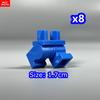 Ungiftig 8 Stück Moc Steine 17mm Hose Bewegliche Kurze Beine 970Cm00 Körperteil Tragen Modell Actionfigur Zusammenbauen Bausteine Spielzeug Geschenke