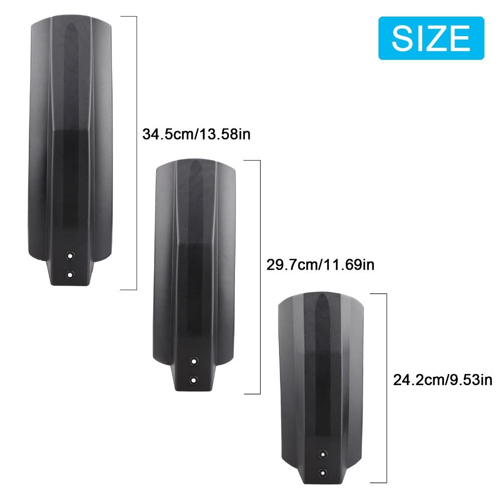 1 Set Easy to Install Bicycle Fenders Plastic Bicycle Rain Shield  for Road and Outdoor Cycling