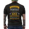 Heren Mechanica Mechatronica Grafisch T-shirt - Duitse Tekst & Tandwiel Ontwerp Achterprint - Ademend Korte Mouw T-shirt voor Auto Liefhebbers, Casual Rond