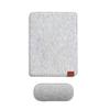SenseAGE Mouse Pad Wrist Rest Base Wrist Cushion Fatigue Relief Tendonitis Prevention Ergonomic Compatible with Laser Optical Mice Smoke Gray &