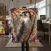 Owls  Print Flannel Blanket, High quality Comfortable for All Seasons, Home Decor, Warmth and Comfort
