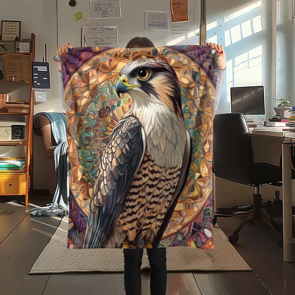 Owls Print Flannel Blanket, High quality Comfortable for All Seasons, Home Decor, Warmth and Comfort