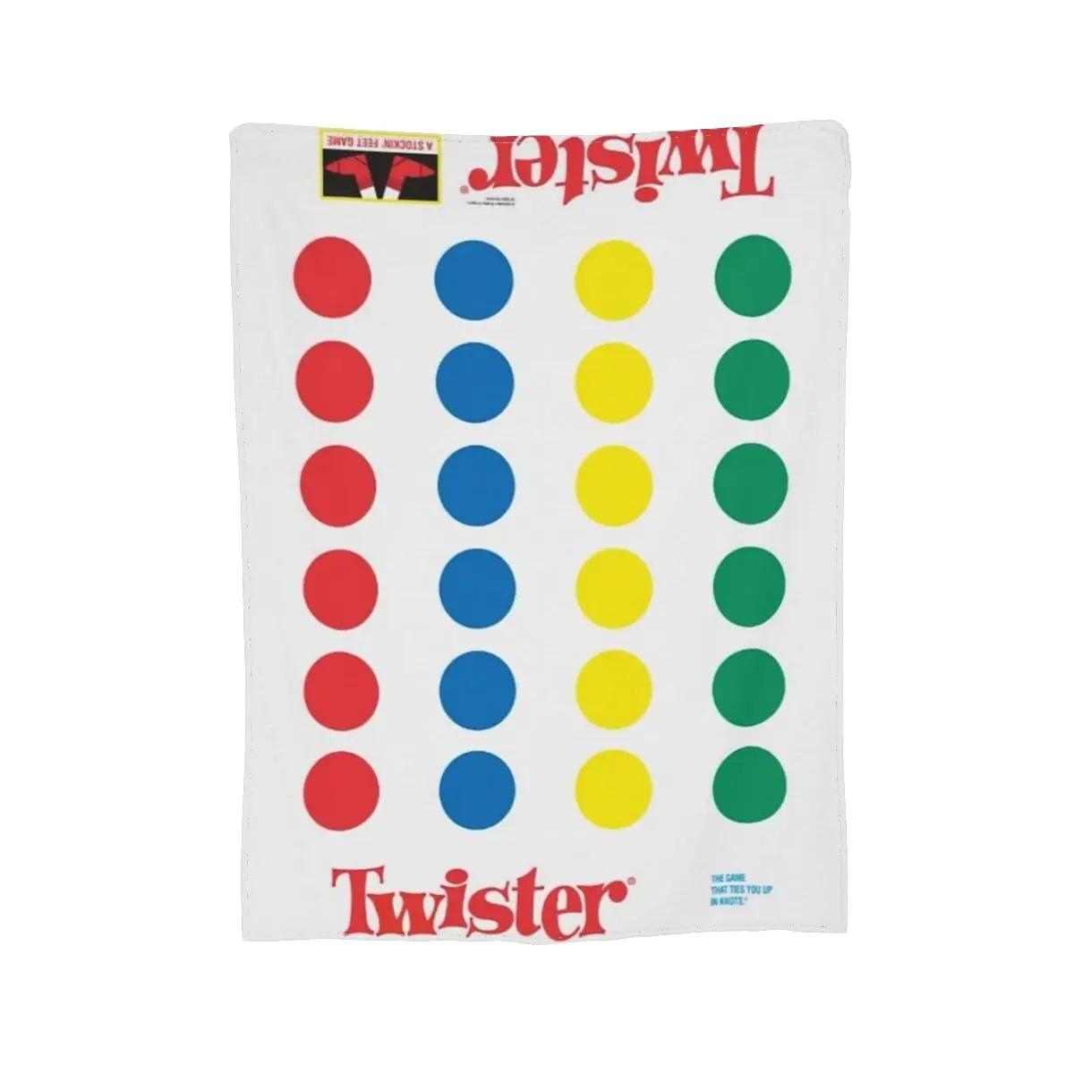 

Фланелевое одеяло, игровое одеяло Twister, мягкие постельные принадлежности, теплое плюшевое одеяло для кровати, гостиной, пикника, домашнего дивана 75x90cm