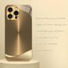 Texture design pattern electroplated glass phone case suitable for iPhone 17 16 15 14 13 12 11Pro/Max/Plus shockproof back cover