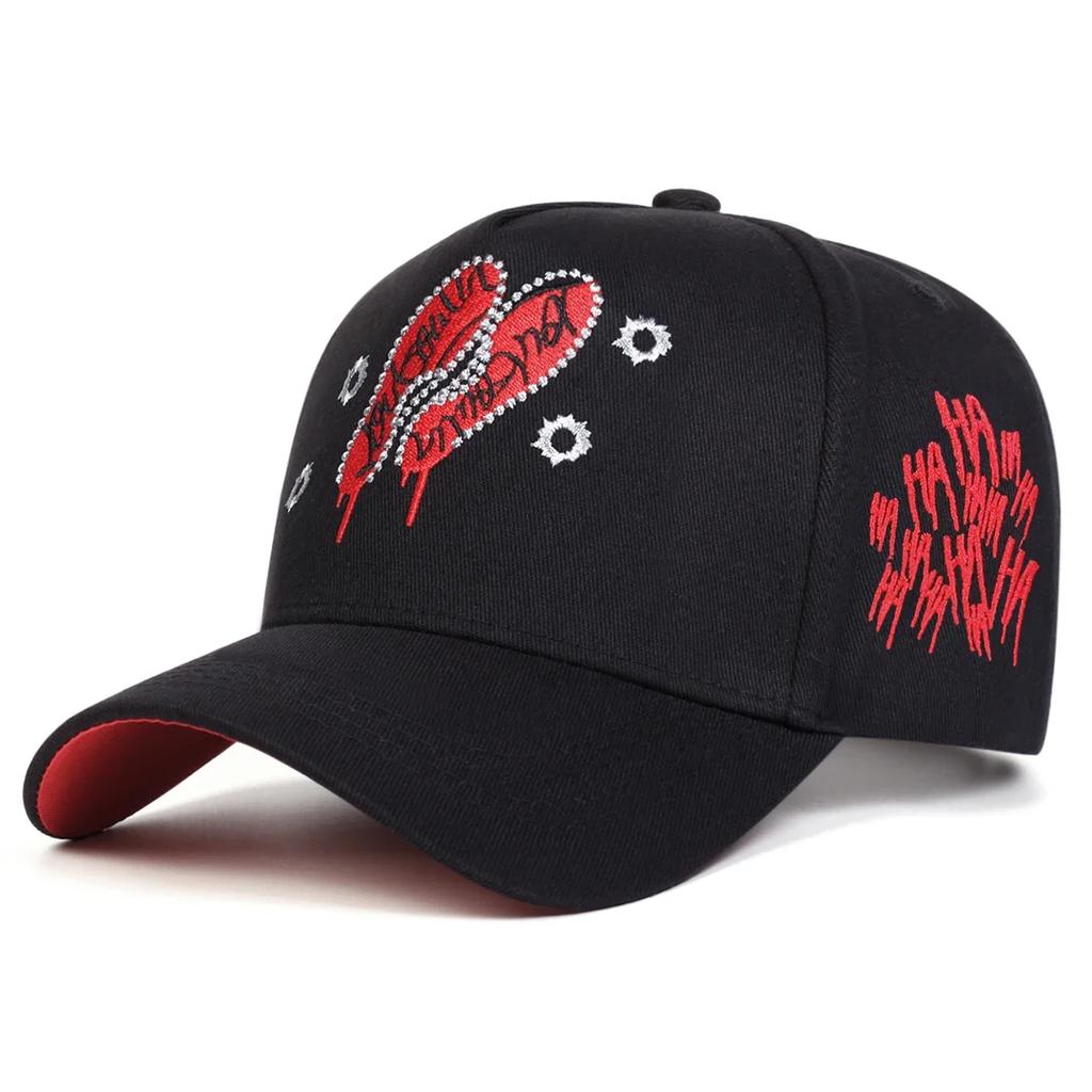 Unisex Footprint Embroidery Baseball Caps Spring and Autumn Outdoor Adjustable Casual Hats Sunscreen Hat Sports Cap
