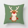 Christmas Cartoon Animal Car Sofa Pillow Cushion Cover Digital Printed Pillow Cover
