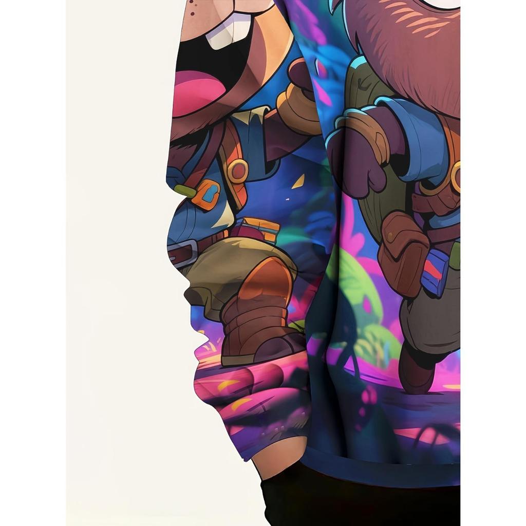 Children's outdoor fashionable hoodie autumn and winter new hooded men's and women's casual pullover