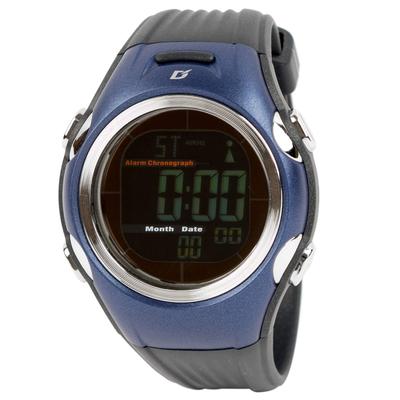 [Arias] Radio Solar Digital Dash Watch Waterproof Multifunctional Backlit Inverted LCD Urethane Belt ADWW18108RCSOL-06 Men's Black