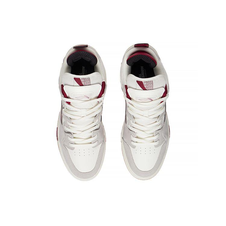 Li Ning Weiw Pro Wrap Warm Waterproof Low-Top Skate Shoes Men Skate Shoes Gray Red AECS059-1