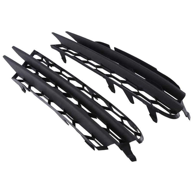 Fog Lamp Honeycomb Cover Car Front Bumper Fog Light Mesh Grille For VW Scirocco 2008-2014 1K8853665 1K8853666