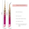 Double Ended Silicone Nail Art Tweezers with Pressing Head Nail Stickers Rhinestones Pick Up Clip Eyelash Extension Makeup Tools