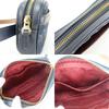Gebrauchte COACH Bauchtasche Signature Denim F58550 Gürtel Denim/Leder Marineblau Marineblau Kameratasche